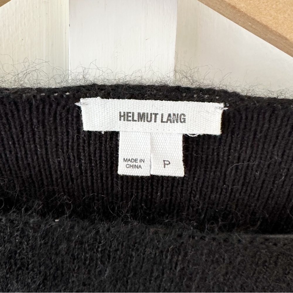 Helmut Lang Black Compact Interlock Pullover Dolm… - image 4